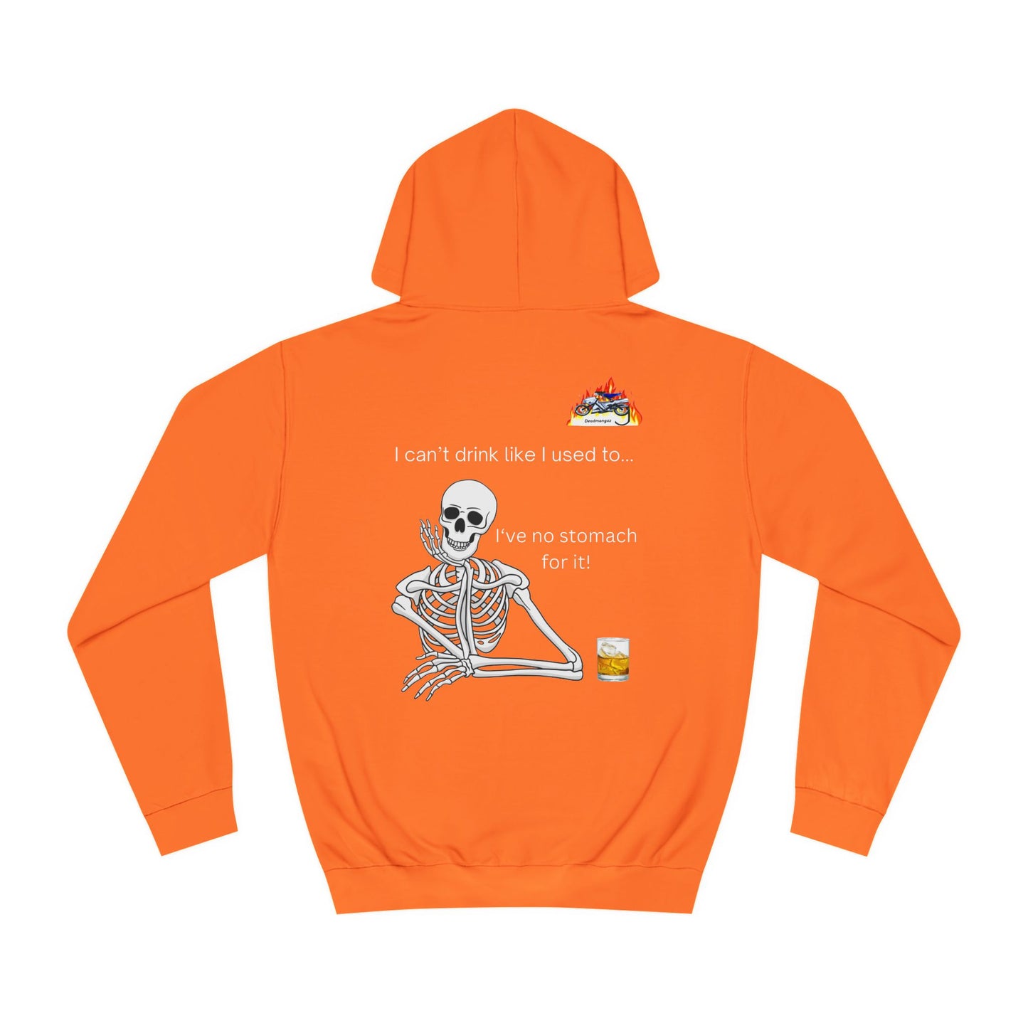 Funny Skeleton College Hoodie - Perfect for Parties and Halloween