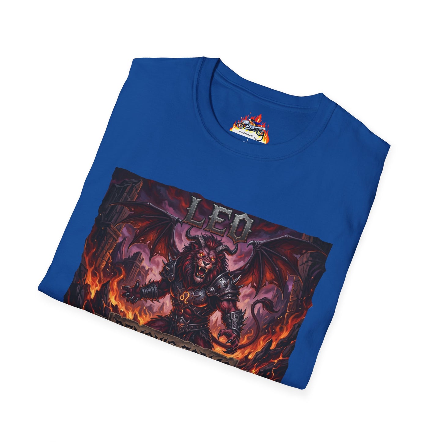 Leo Demon Zodiac T-Shirt — Fiery Mythic Astrology Tee