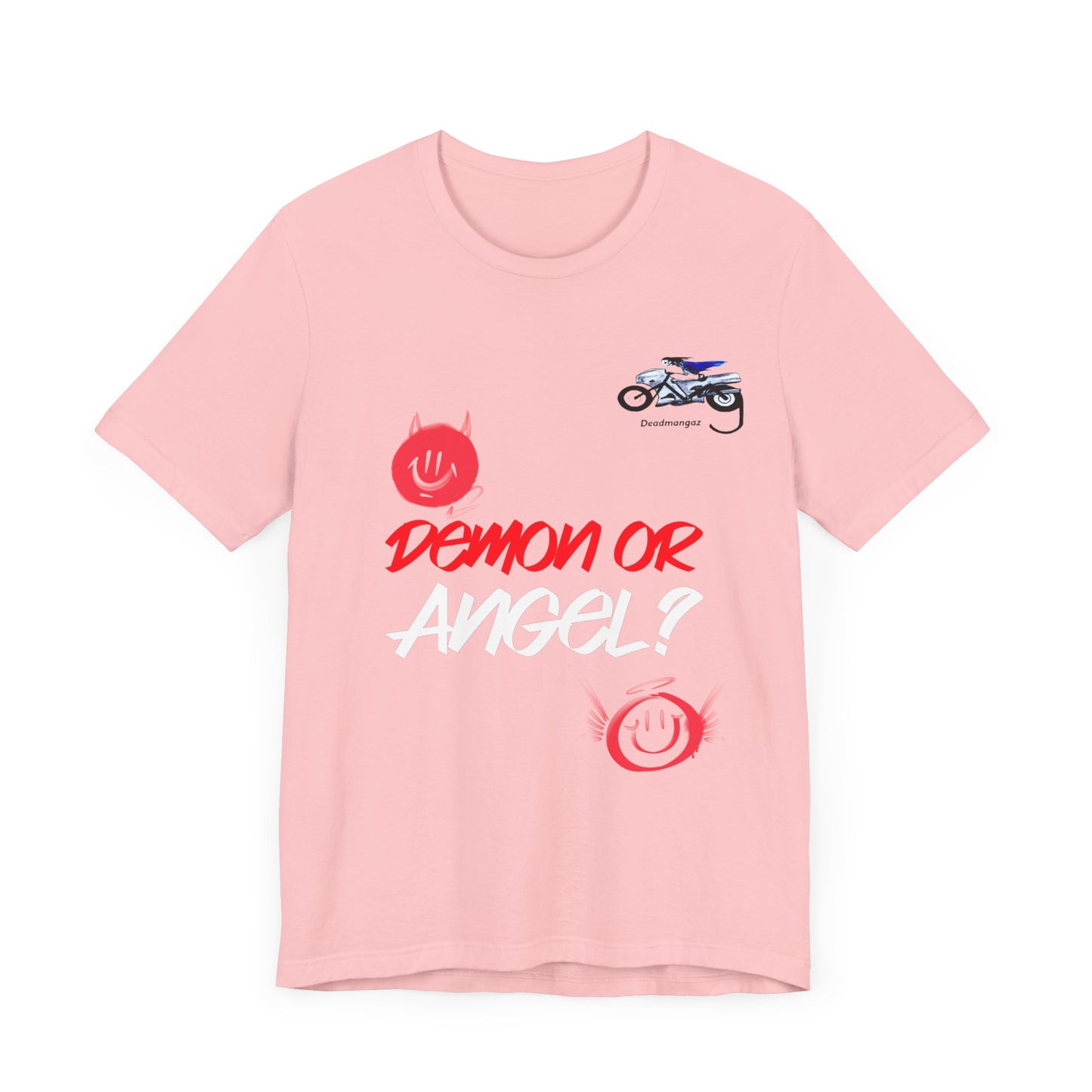 Demon or Angel? Unisex Graphic Tee - Fun and Bold Casual Wear