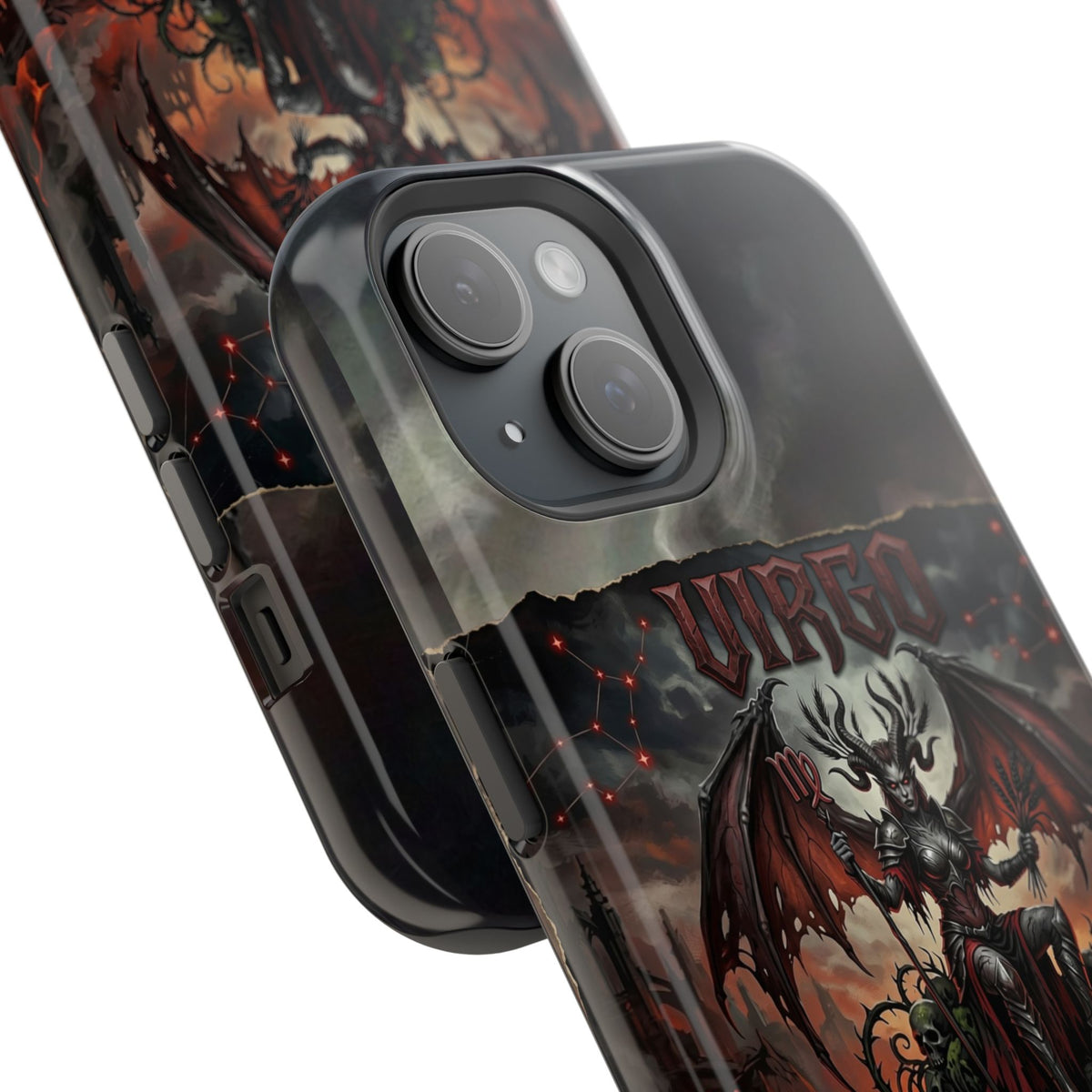 Virgo Demonic Zodiac Phone Case — Magnetic Impact-Resistant
