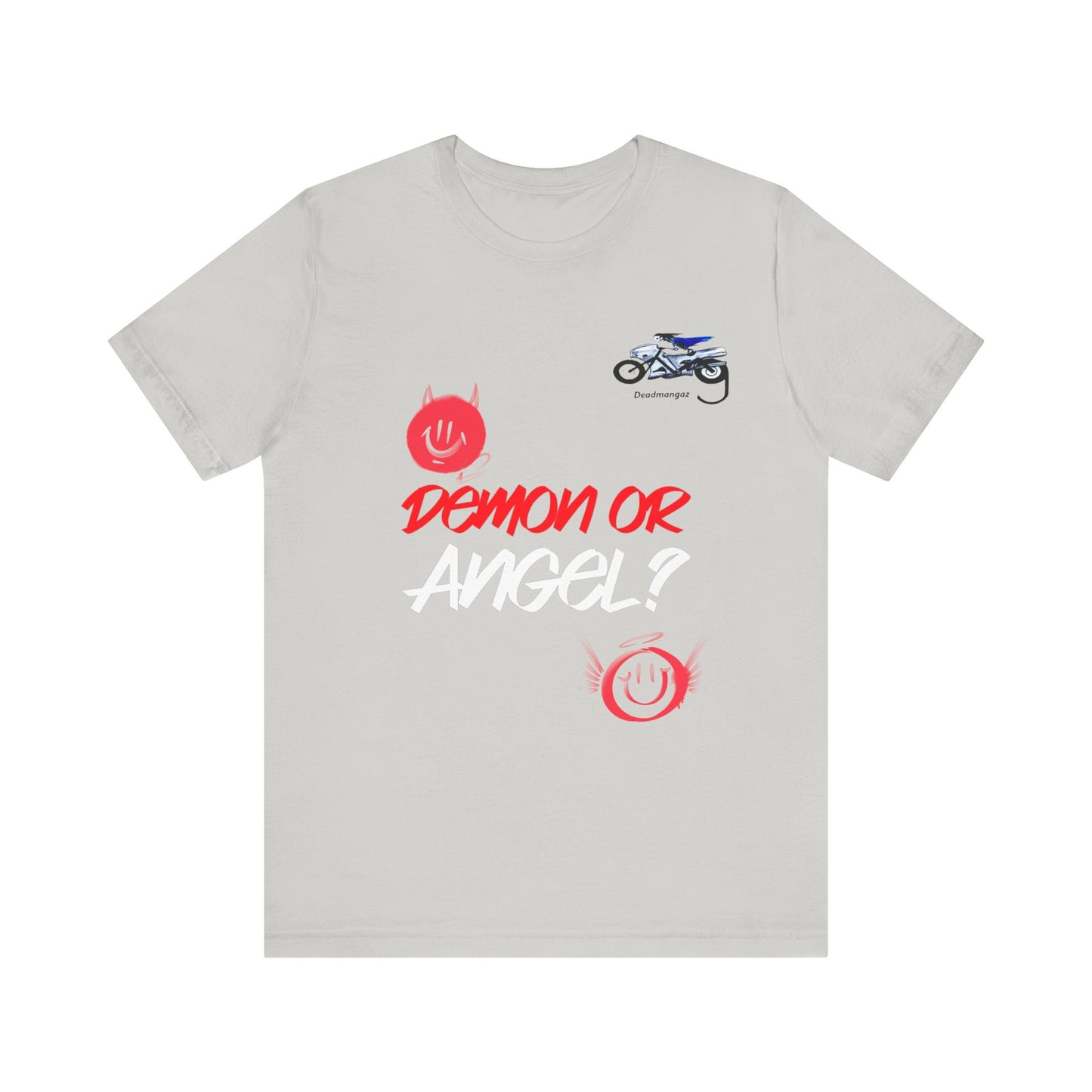 Demon or Angel? Unisex Graphic Tee - Fun and Bold Casual Wear