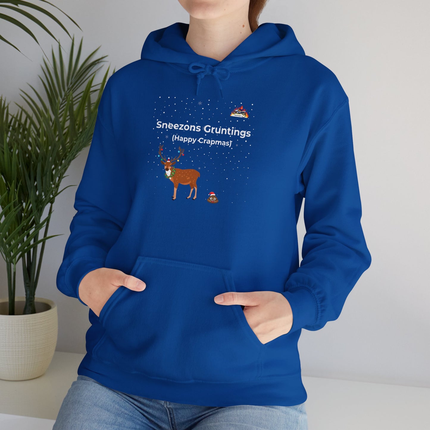 Sneezons Gruntings Holiday Hoodie | Unisex Heavy Blend™ Sweatshirt