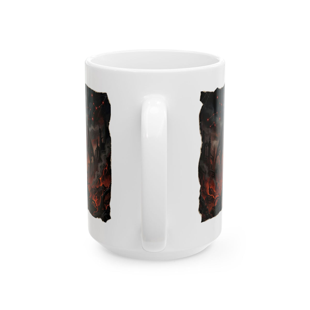 Demonic Gothic Virgo Mug – Horror Fantasy Demon Design (11oz/15oz)
