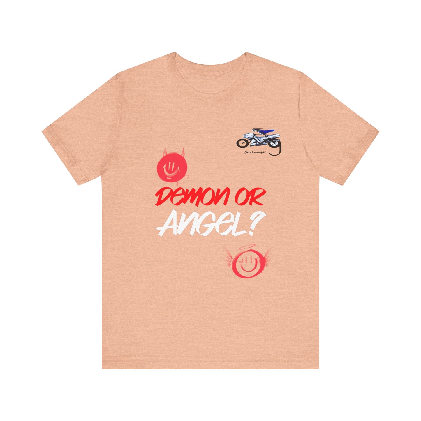 Demon or Angel? Unisex Graphic Tee - Fun and Bold Casual Wear