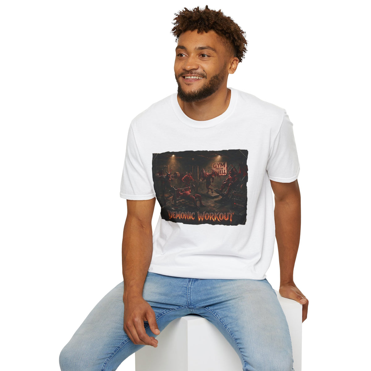 Gym From Hell T-Shirt — Demonic Workout Graphic Tee