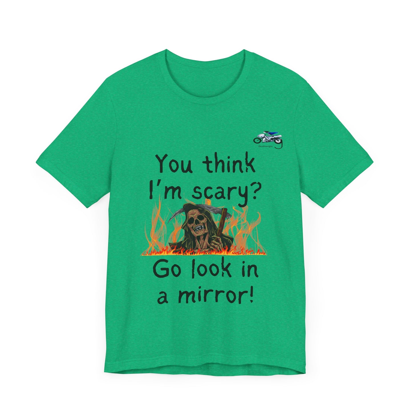 Halloween Humor Unisex Short Sleeve Tee - "You Think I'm Scary?"