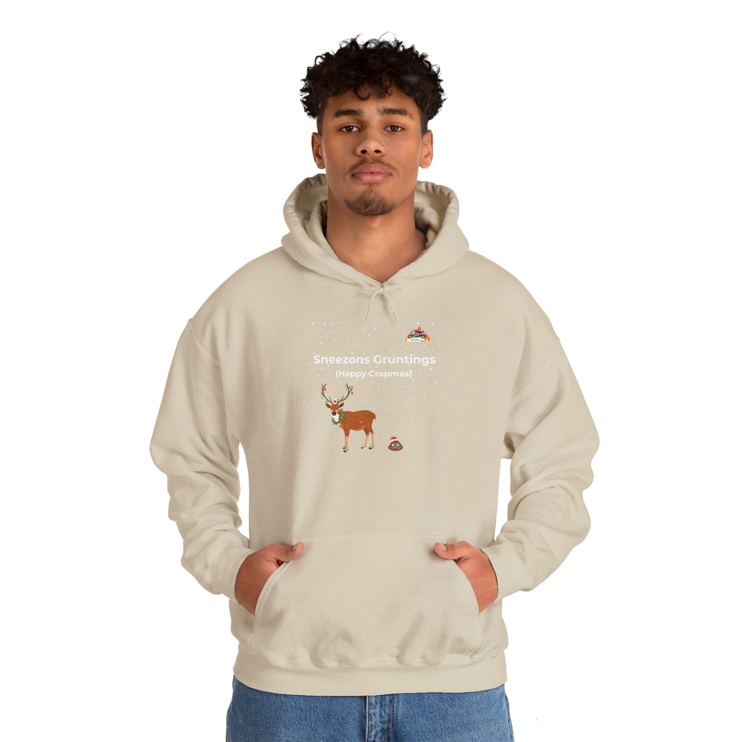 Sneezons Gruntings Holiday Hoodie | Unisex Heavy Blend™ Sweatshirt