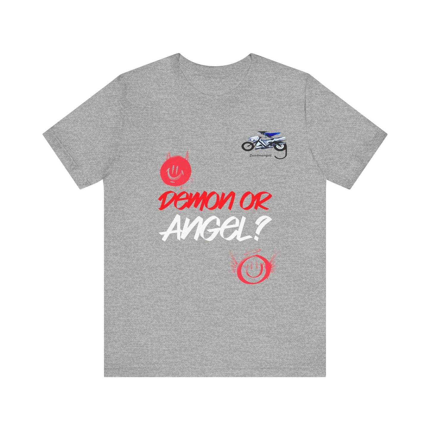 Demon or Angel? Unisex Graphic Tee - Fun and Bold Casual Wear