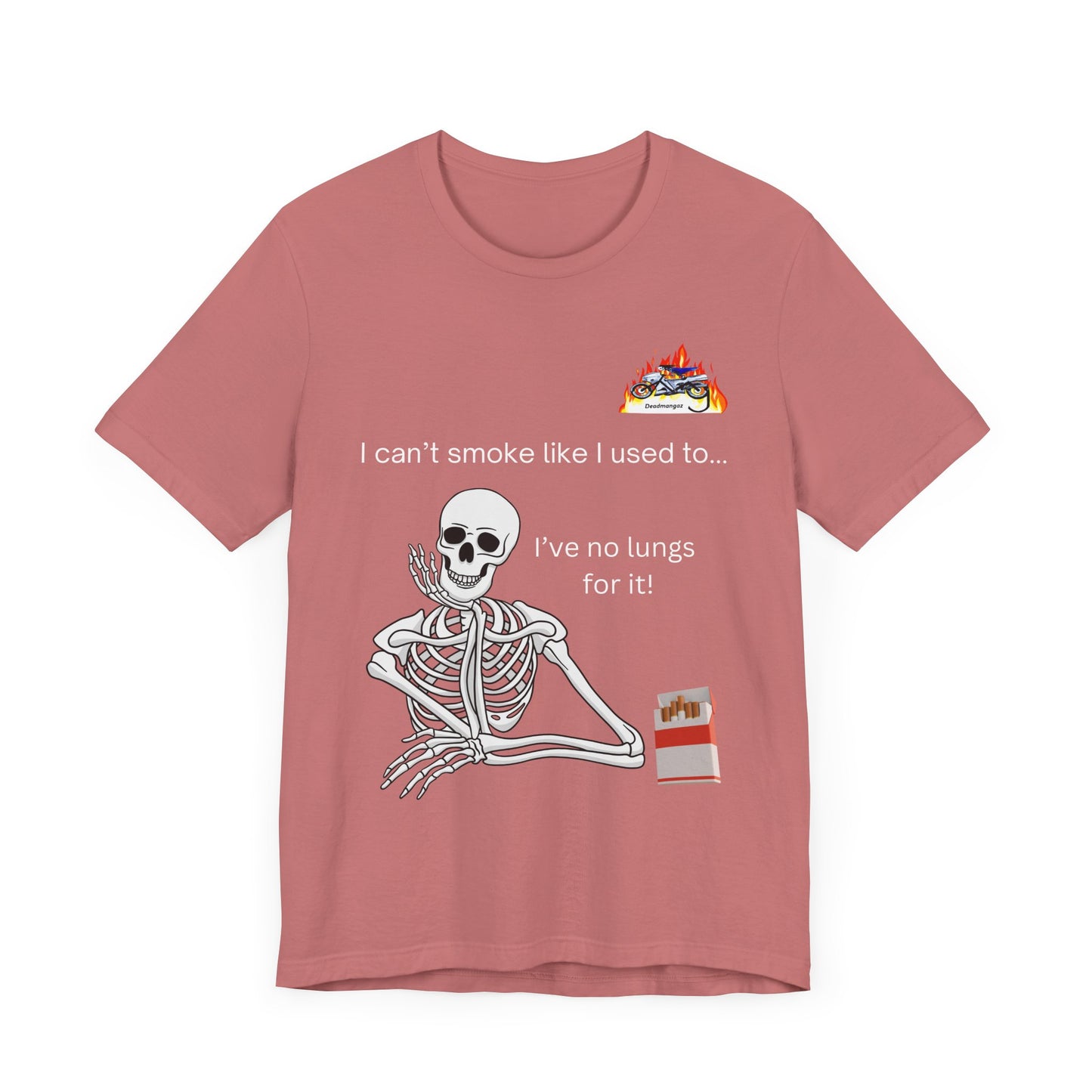 Funny Skeleton Quote Unisex Jersey Tee – Perfect for Halloween & Everyday Wear