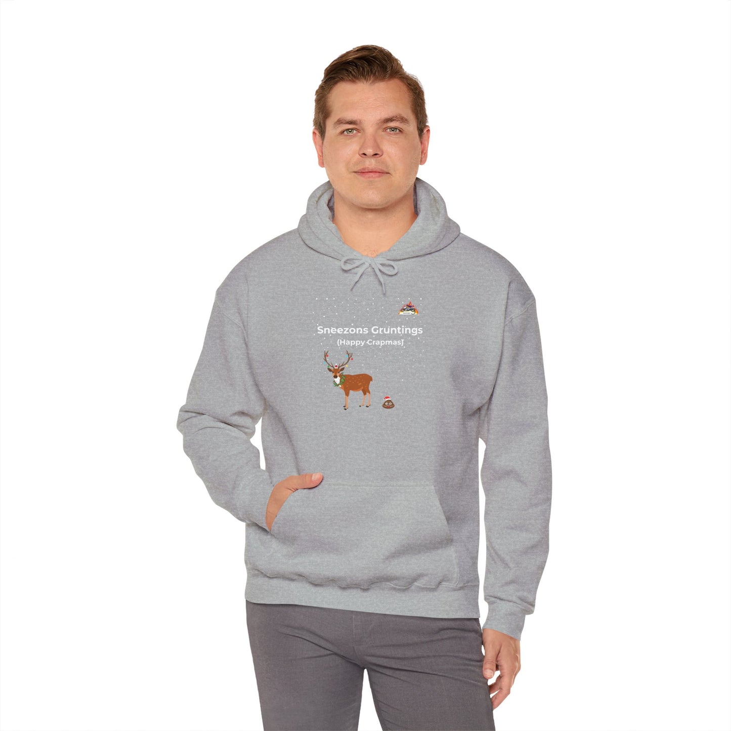 Sneezons Gruntings Holiday Hoodie | Unisex Heavy Blend™ Sweatshirt