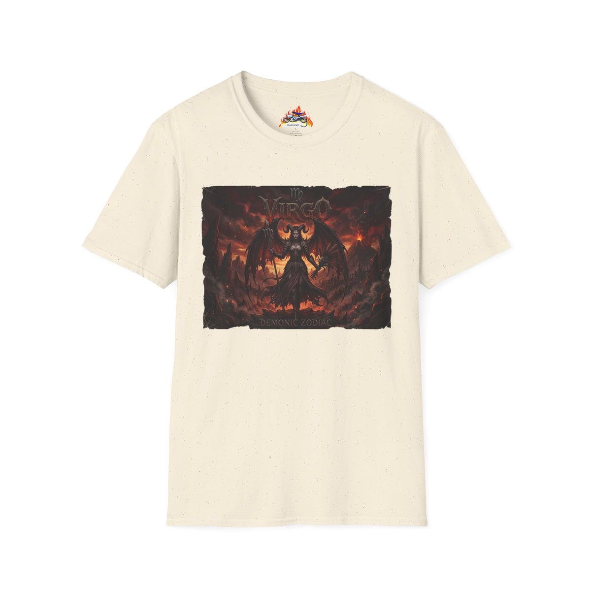 Virgo Demon T-Shirt — Dark Gothic Zodiac Tee