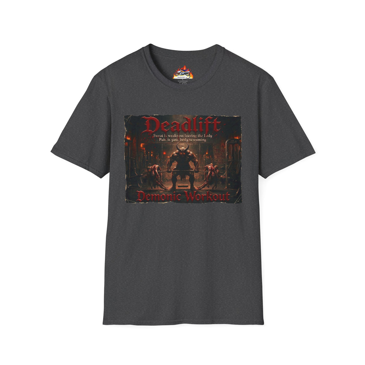 Deadlift Gym T-Shirt — Gothic Strength Workout Tee