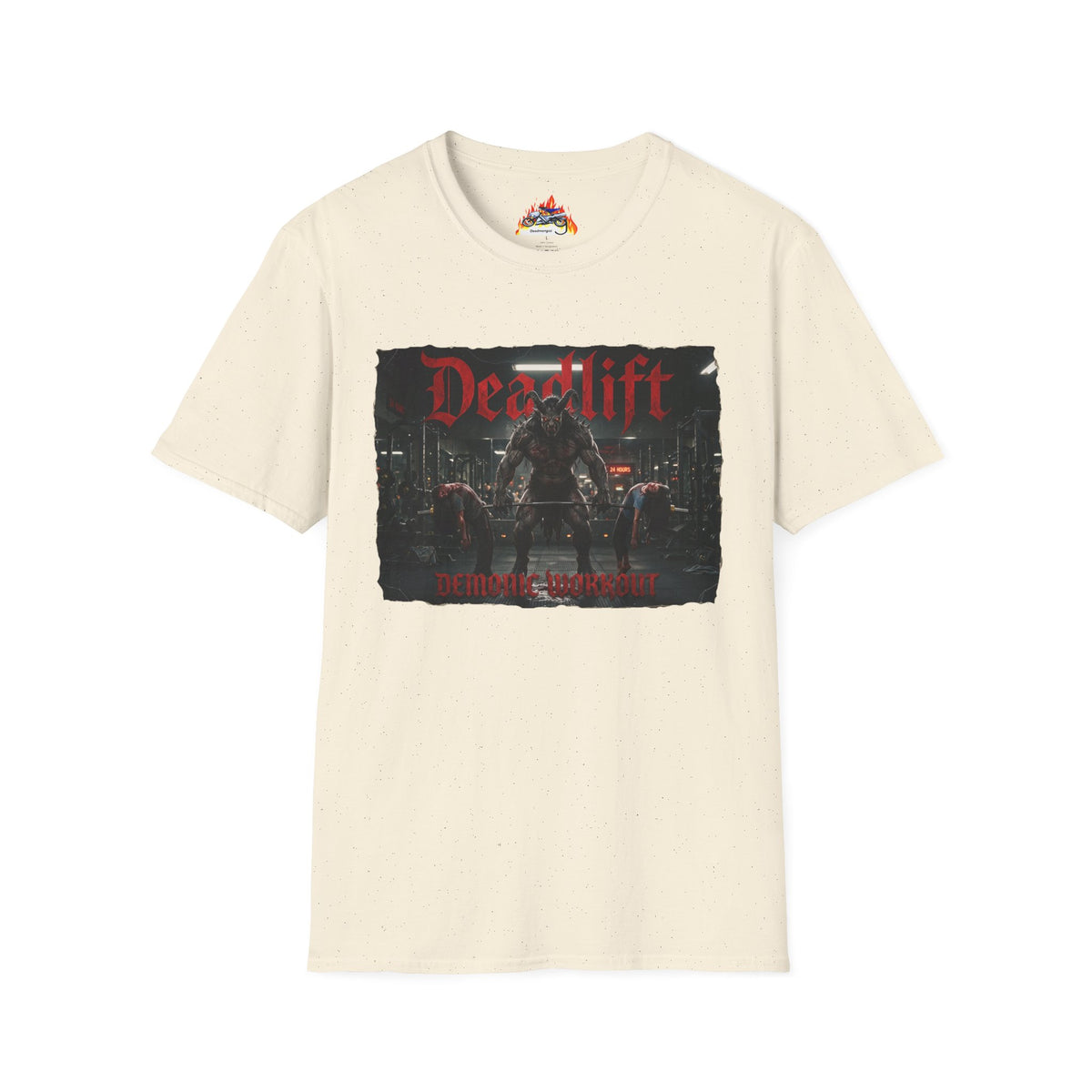 Deadlift Gym T Shirt — Heavy Metal Workout Tee for Weightlifters