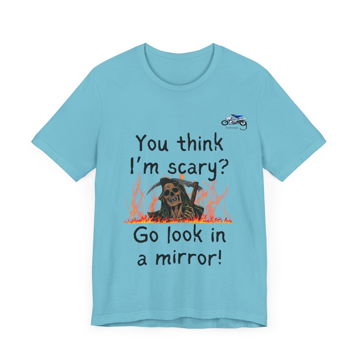 Halloween Humor Unisex Short Sleeve Tee - "You Think I'm Scary?"