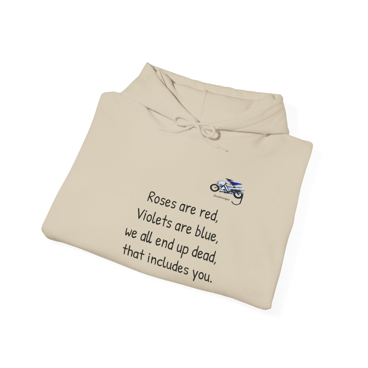 Funny Poetry Unisex Hoodie - 'Roses are Red' Design