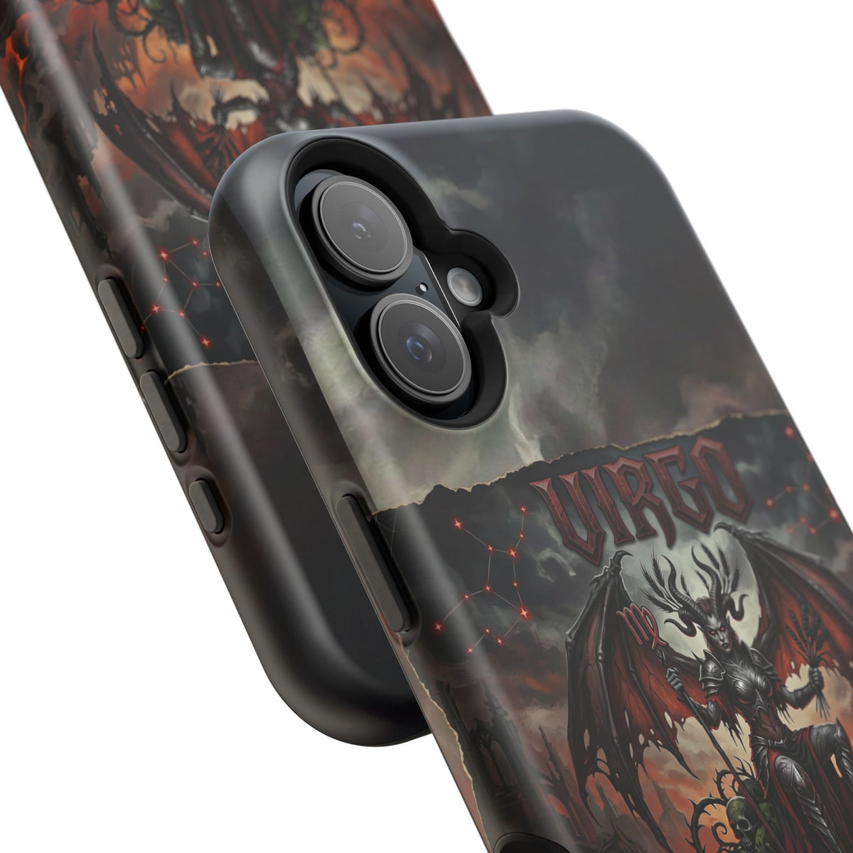 Virgo Demonic Zodiac Phone Case — Magnetic Impact-Resistant