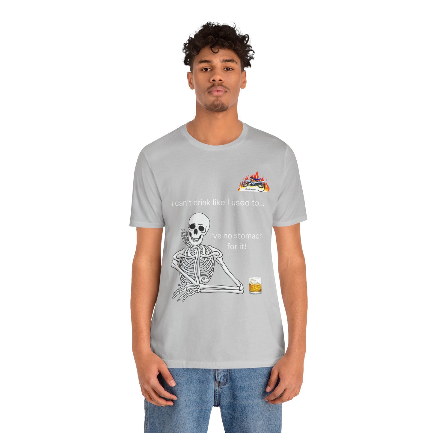 Funny Skeleton Drinking T-Shirt - "I Can't Drink Like I Used To"