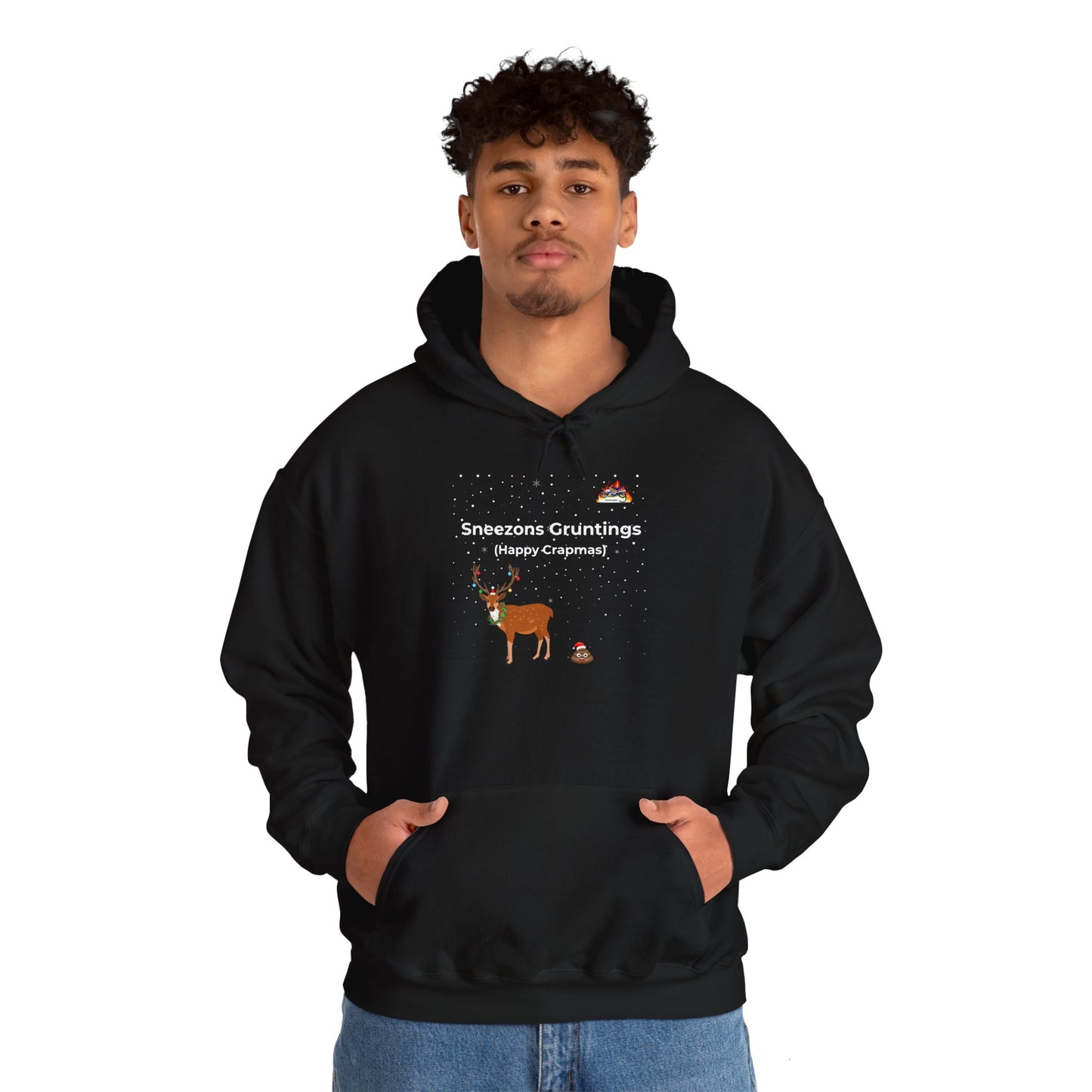 Sneezons Gruntings Holiday Hoodie | Unisex Heavy Blend™ Sweatshirt