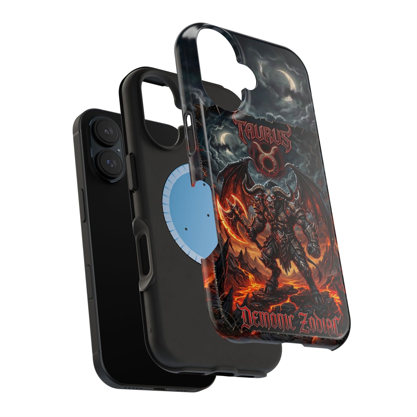 Taurus Demon Zodiac Magnetic Impact-Resistant Phone Case
