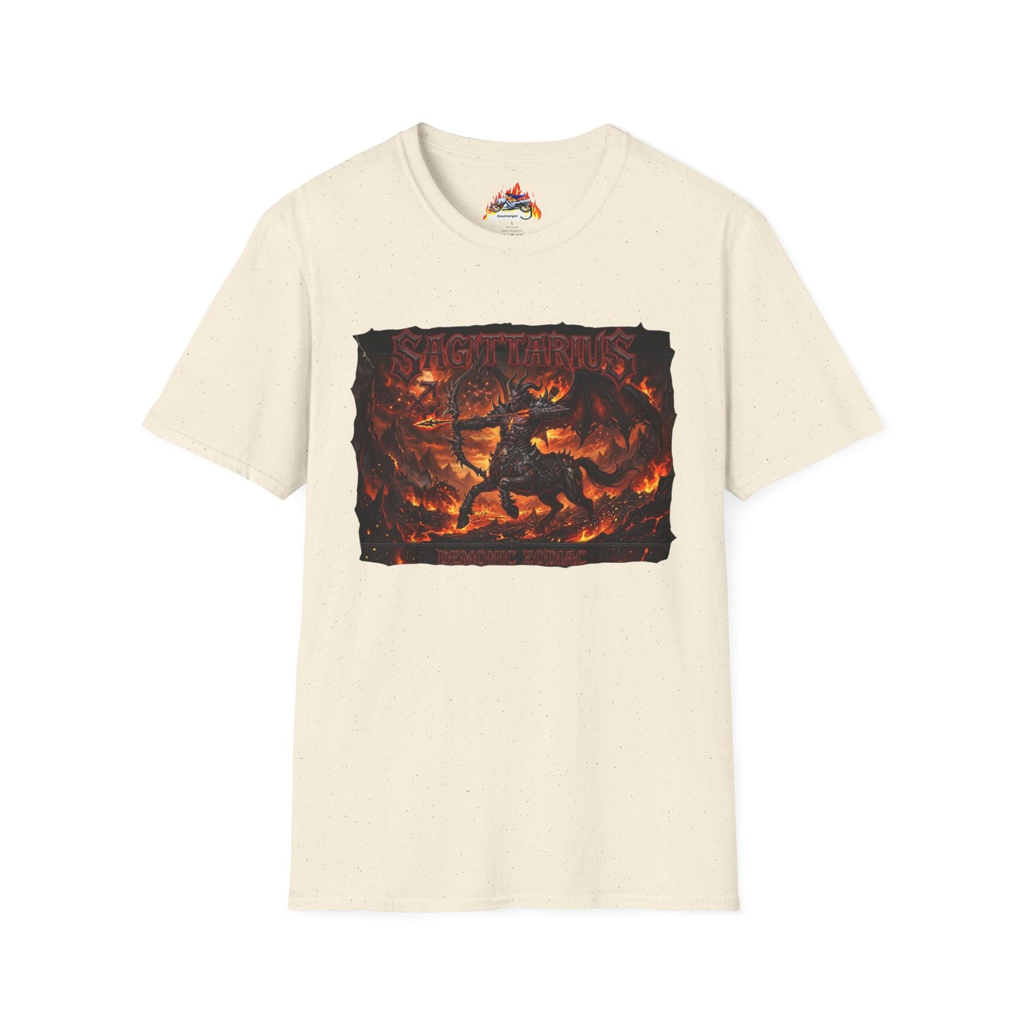 Sagittarius Fire Zodiac T-Shirt — Fiery Archer Astrology Tee