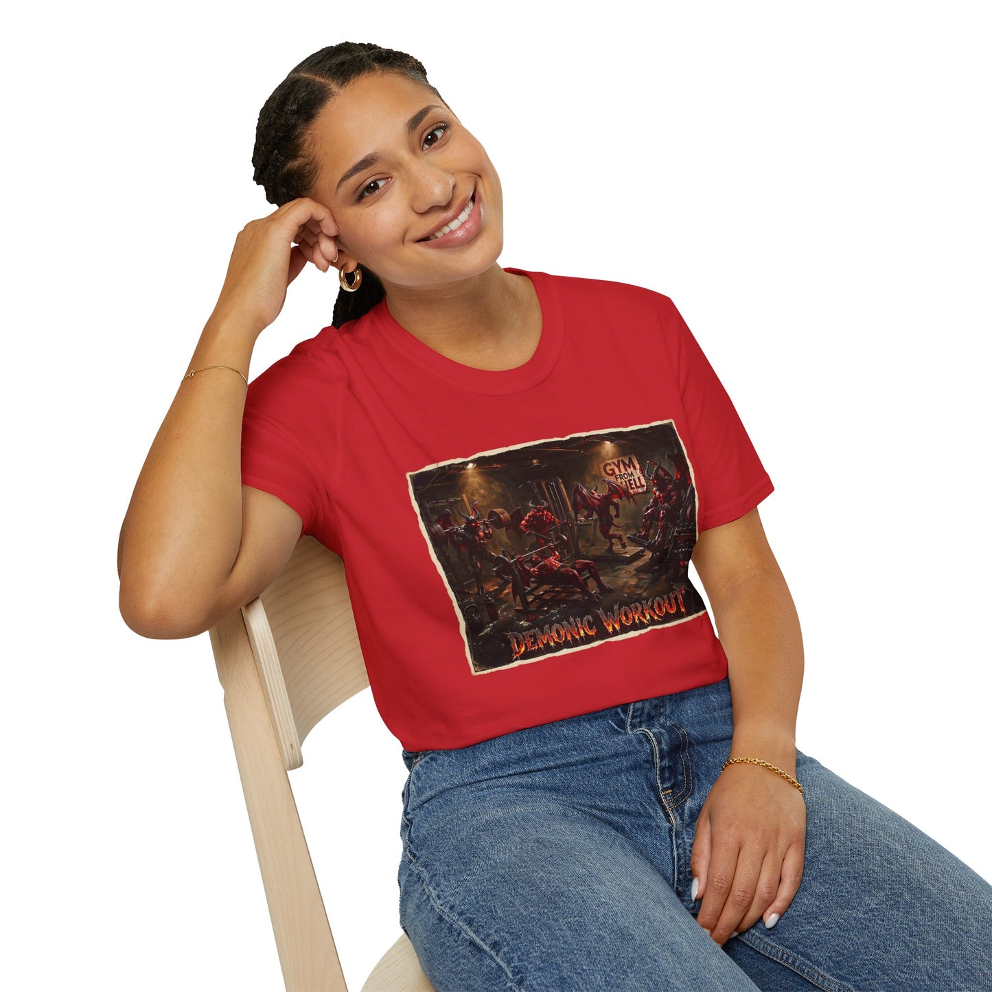 Gym From Hell T-Shirt — Demonic Workout Graphic Tee