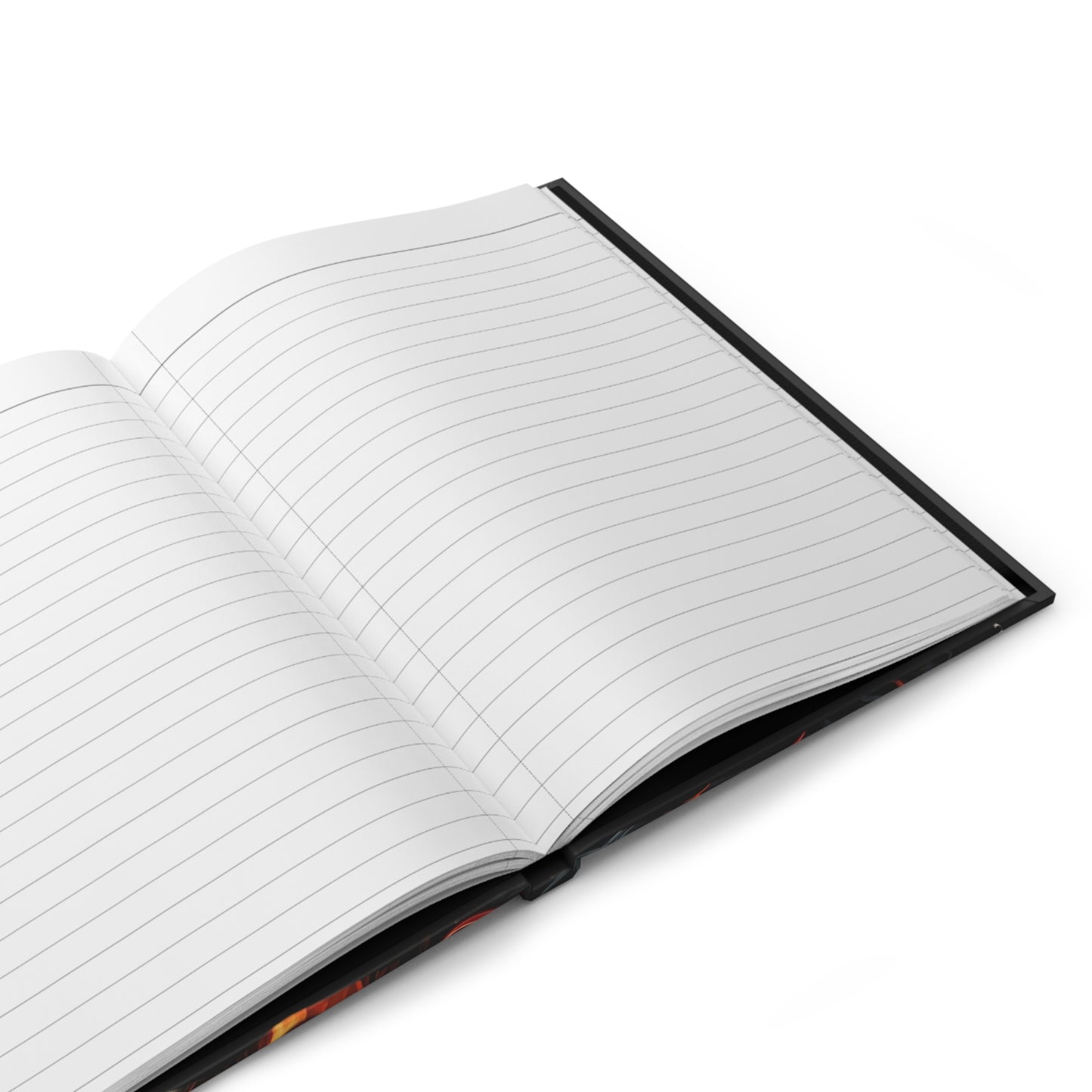 Capricorn Demon Gothic Hardcover Journal — Lined Matte Notebook