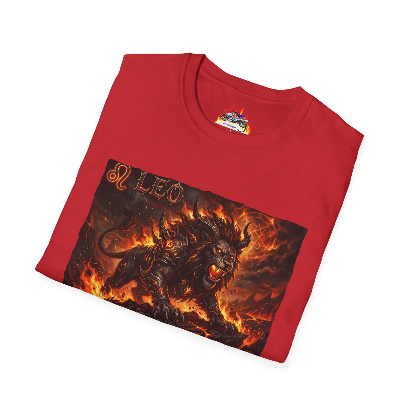 Leo Zodiac T‑Shirt — Fiery Lion Astrology Tee