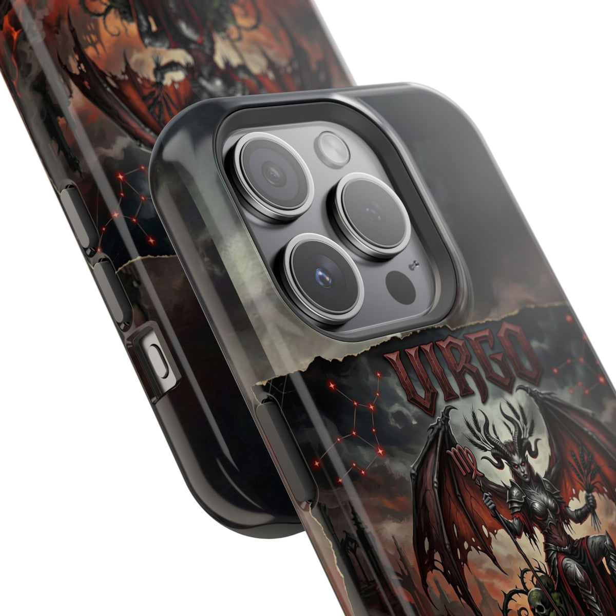 Virgo Demonic Zodiac Phone Case — Magnetic Impact-Resistant