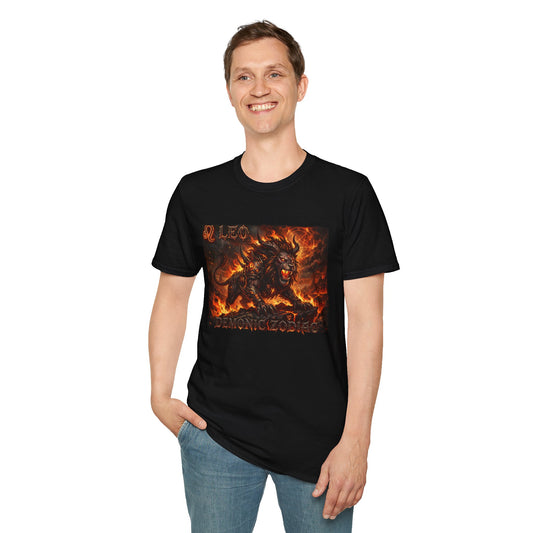 Leo Zodiac T‑Shirt — Fiery Lion Astrology Tee
