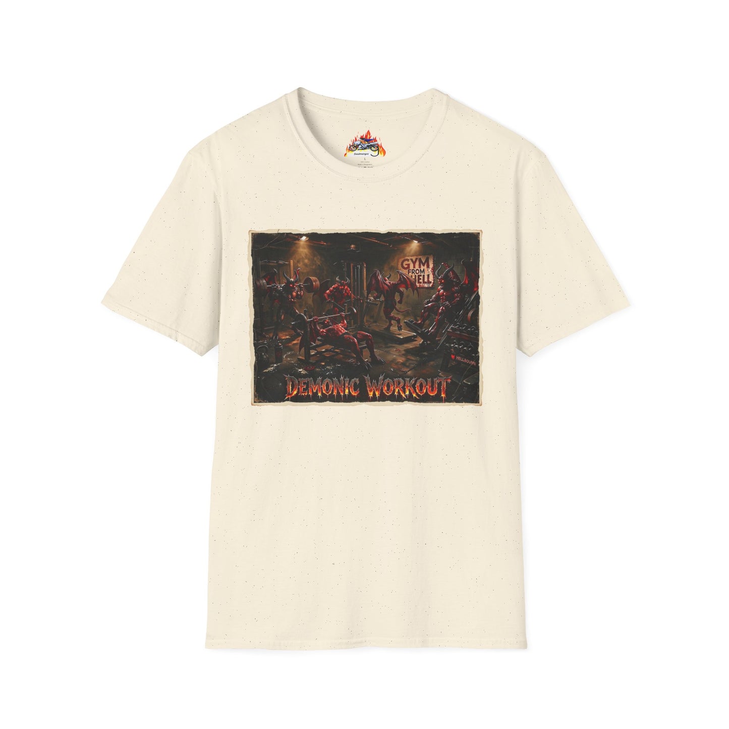 Gym From Hell T-Shirt — Demonic Workout Graphic Tee
