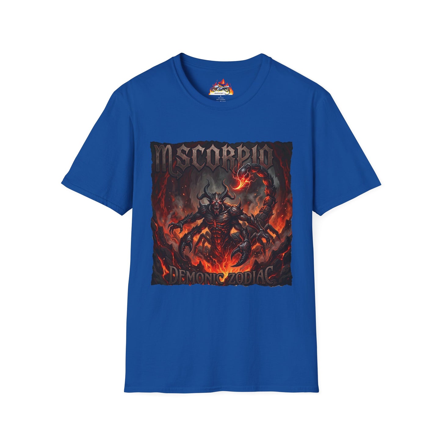 Scorpio Demon Graphic T-Shirt — Dark Fantasy Astrological Tee