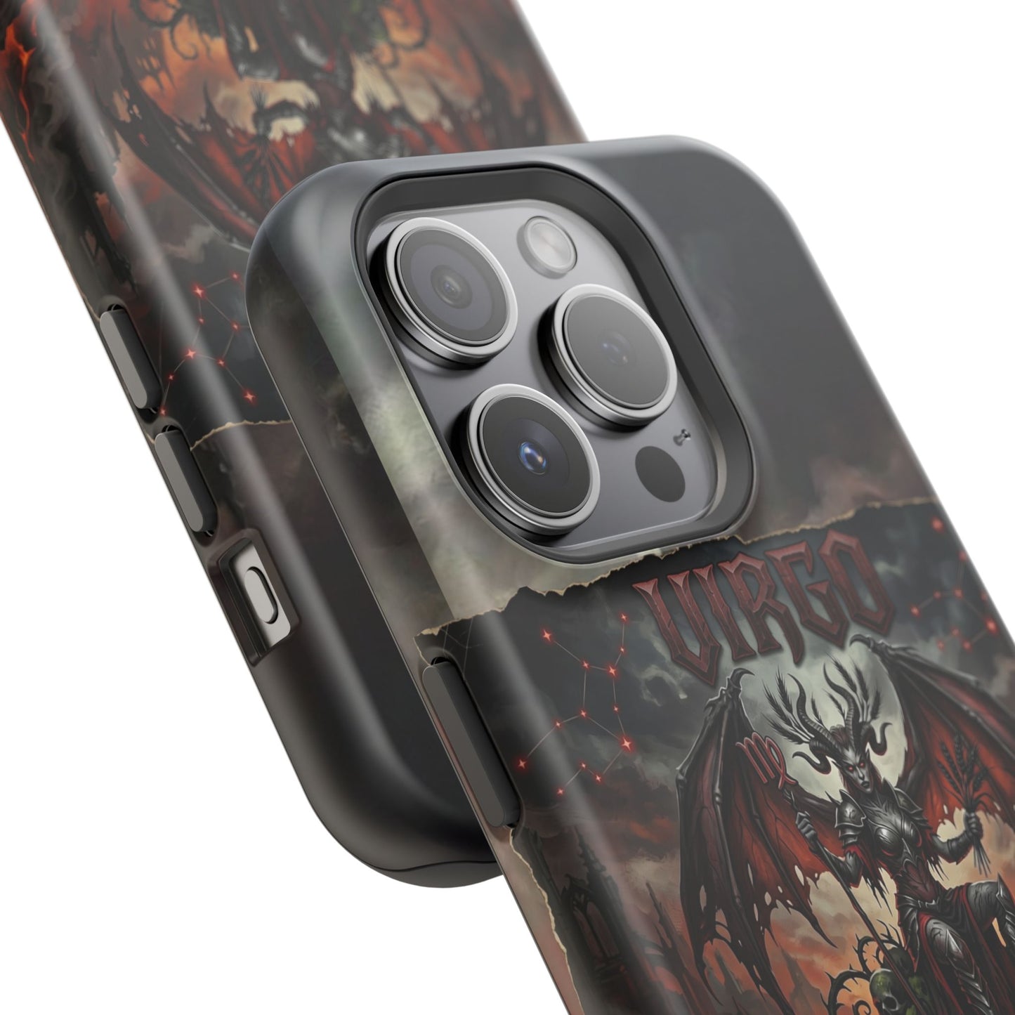 Virgo Demonic Zodiac Phone Case — Magnetic Impact-Resistant