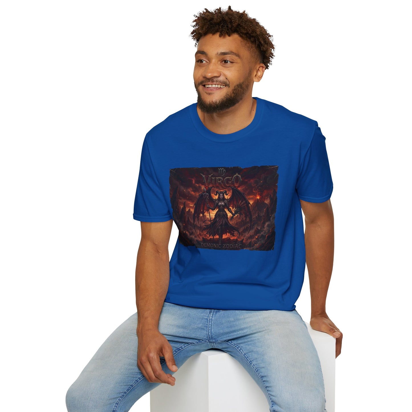 Virgo Demon T-Shirt — Dark Gothic Zodiac Tee