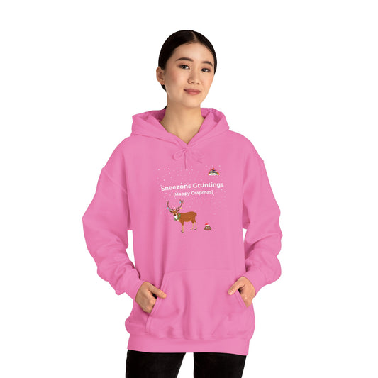 Sneezons Gruntings Holiday Hoodie | Unisex Heavy Blend™ Sweatshirt