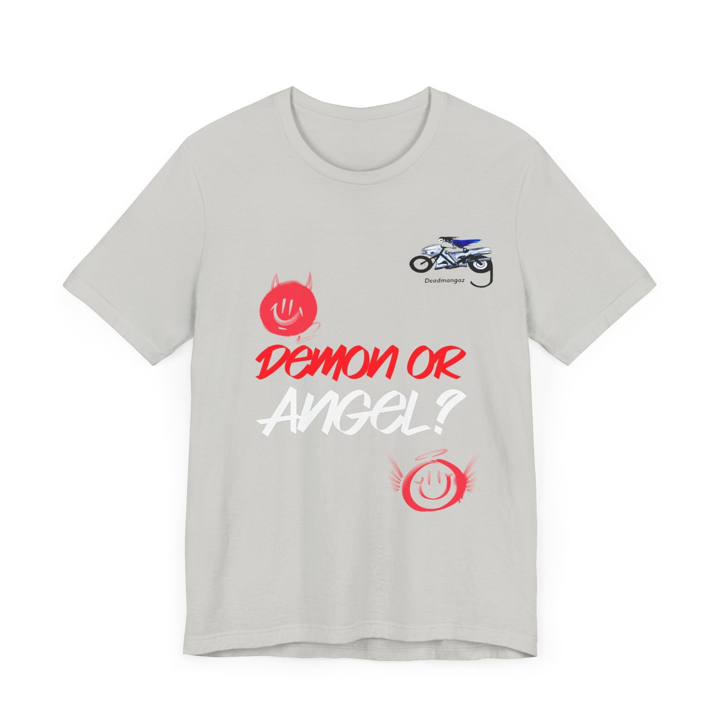 Demon or Angel? Unisex Graphic Tee - Fun and Bold Casual Wear