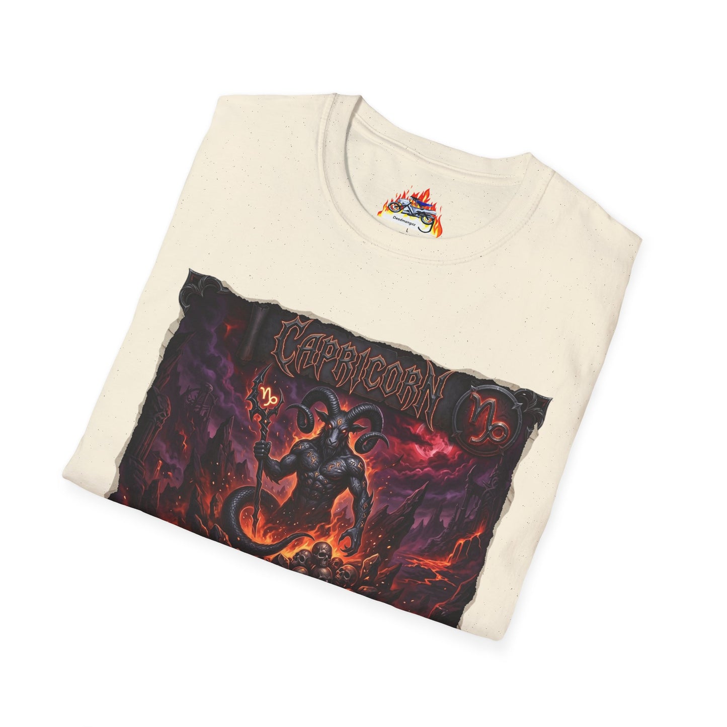 Capricorn Demon Zodiac T-Shirt – Dark Gothic Astrology Tee