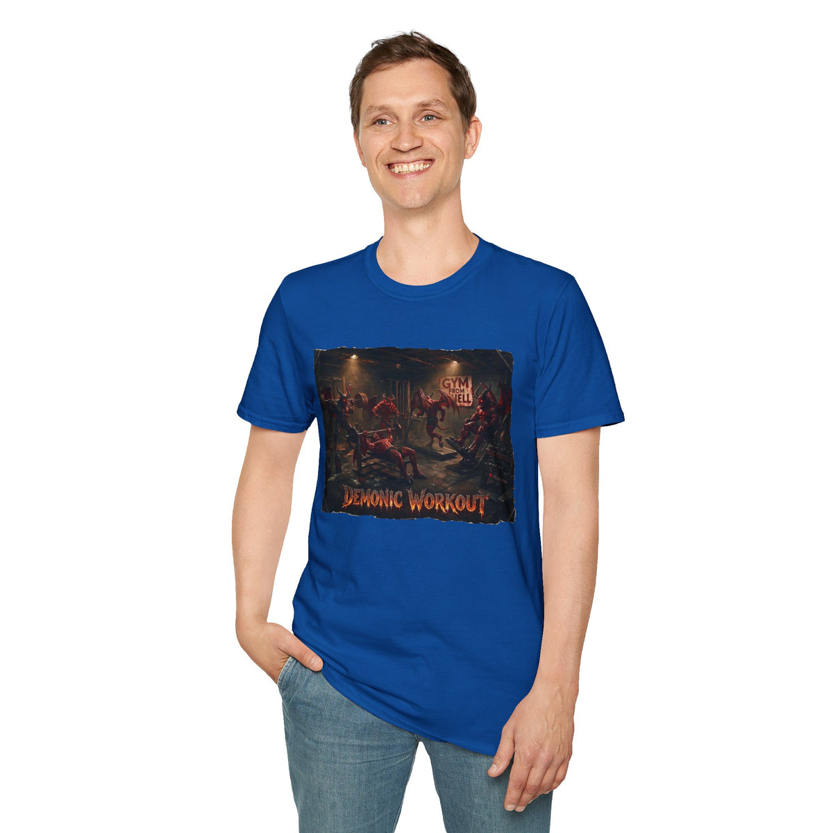 Gym From Hell T-Shirt — Demonic Workout Graphic Tee