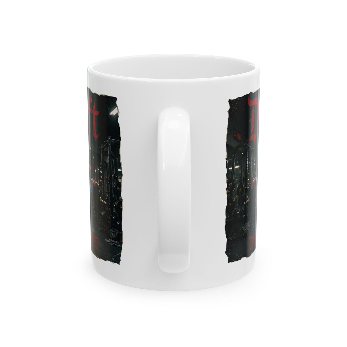 Ceramic Mug — 'Deadlift Demon' Gym Coffee Mug (11oz/15oz)