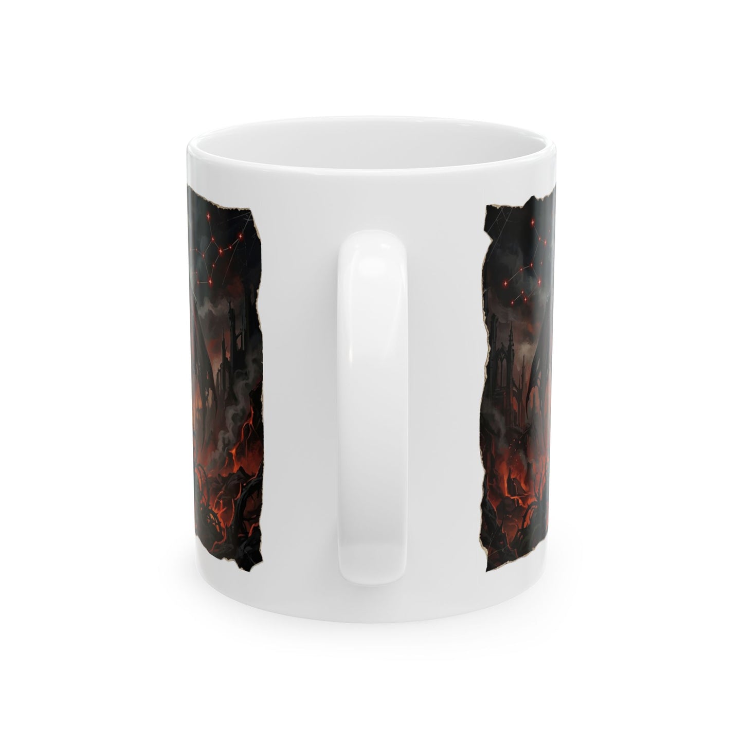 Demonic Gothic Virgo Mug – Horror Fantasy Demon Design (11oz/15oz)
