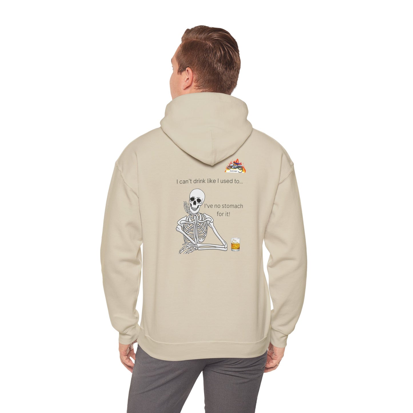 Funny Skeleton Quote Unisex Heavy Blend™ Hoodie