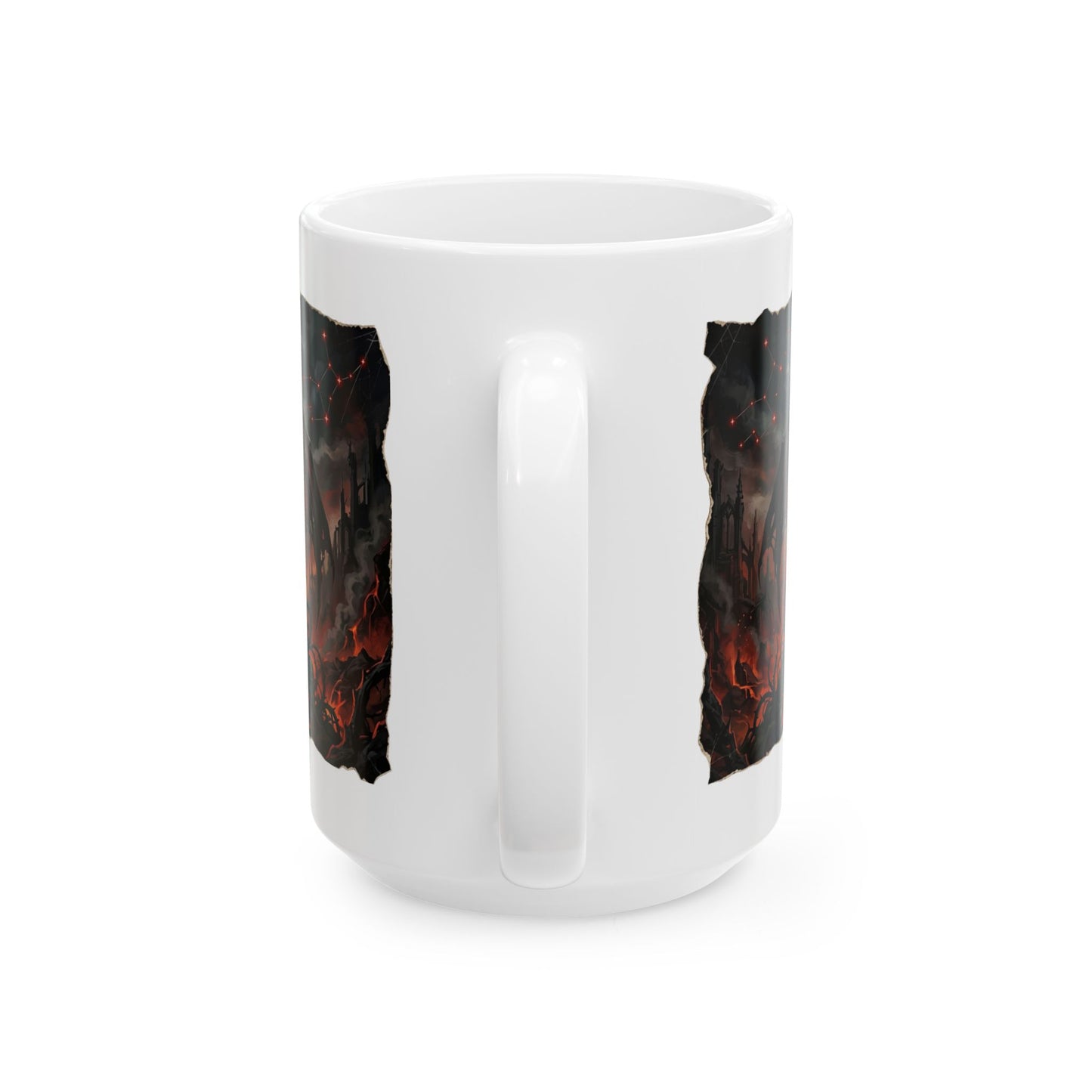 Demonic Gothic Virgo Mug – Horror Fantasy Demon Design (11oz/15oz)