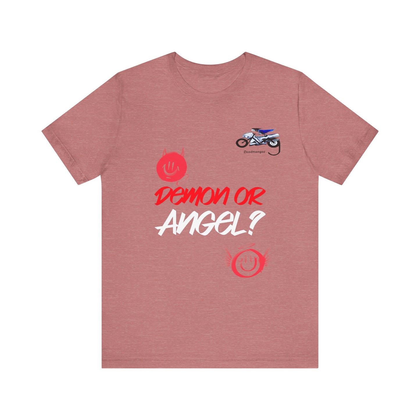 Demon or Angel? Unisex Graphic Tee - Fun and Bold Casual Wear