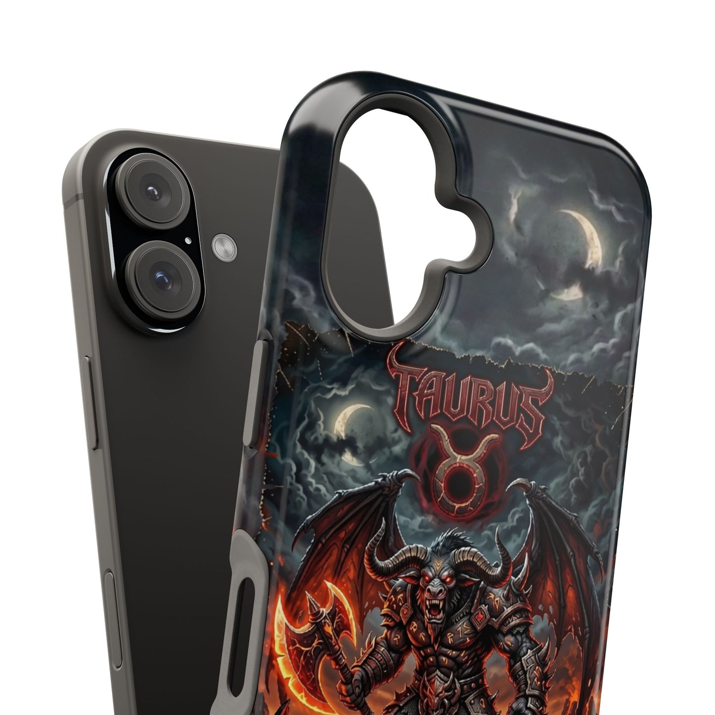 Taurus Demon Zodiac Magnetic Impact-Resistant Phone Case