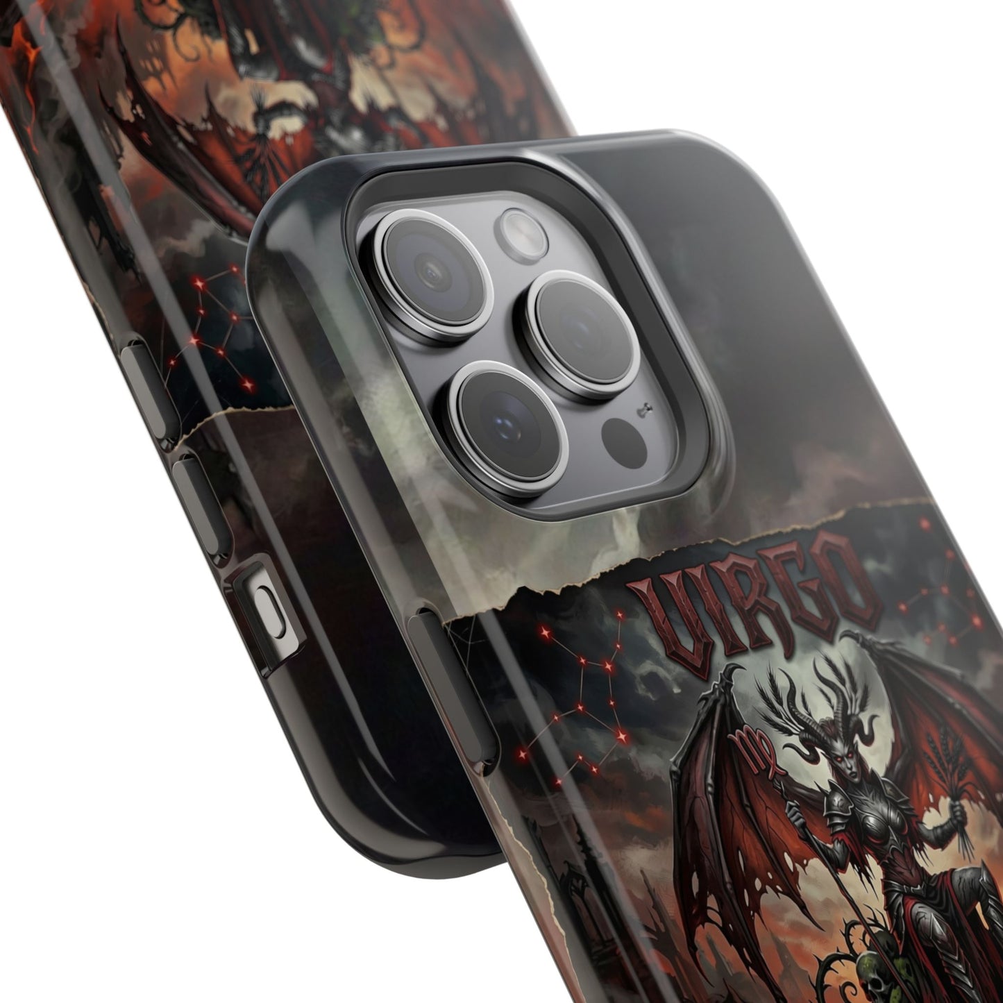 Virgo Demonic Zodiac Phone Case — Magnetic Impact-Resistant