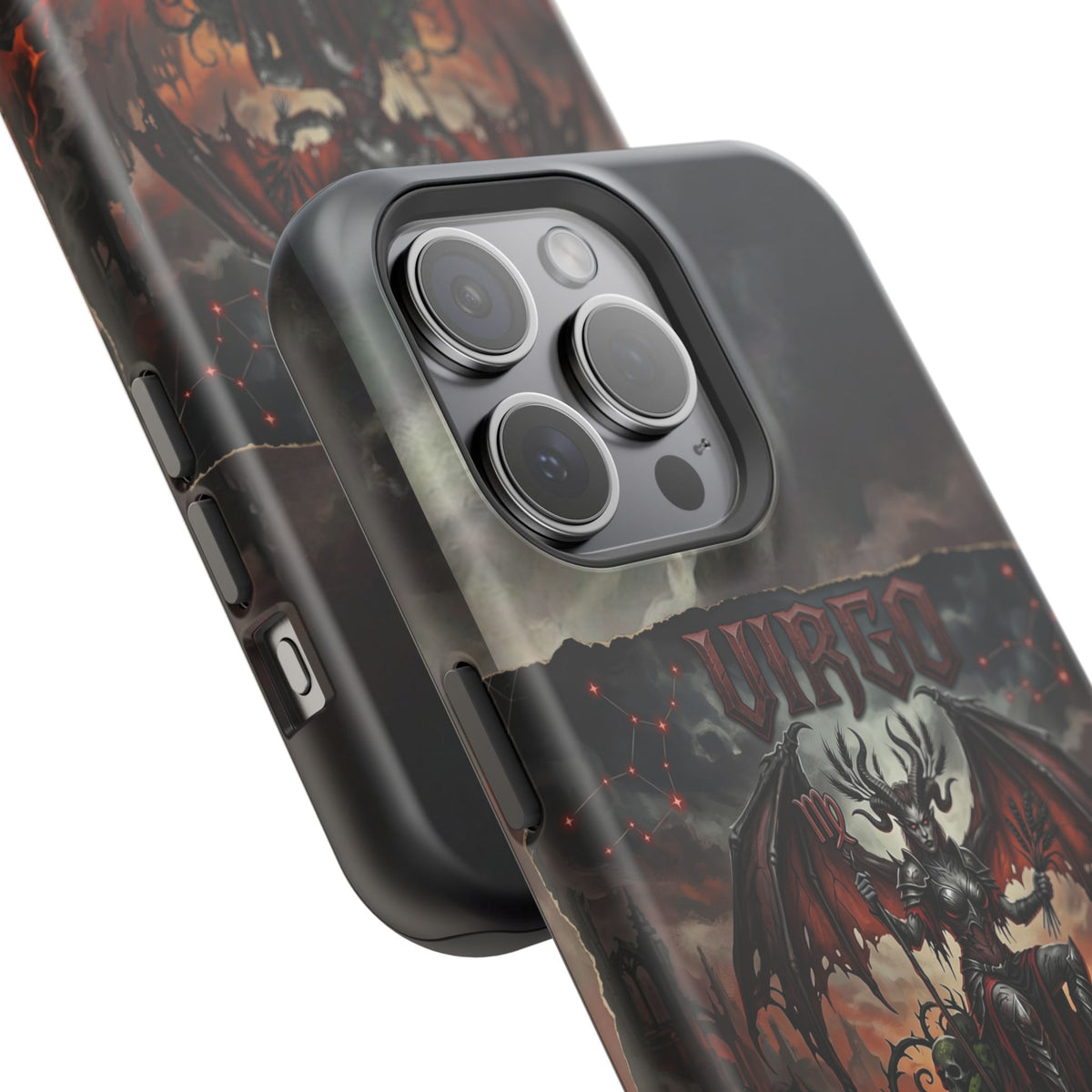 Virgo Demonic Zodiac Phone Case — Magnetic Impact-Resistant