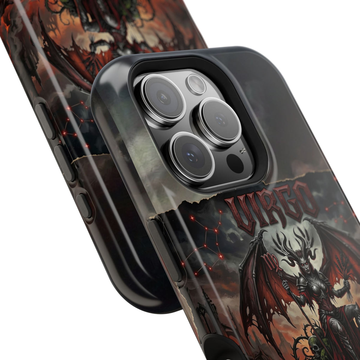 Virgo Demonic Zodiac Phone Case — Magnetic Impact-Resistant
