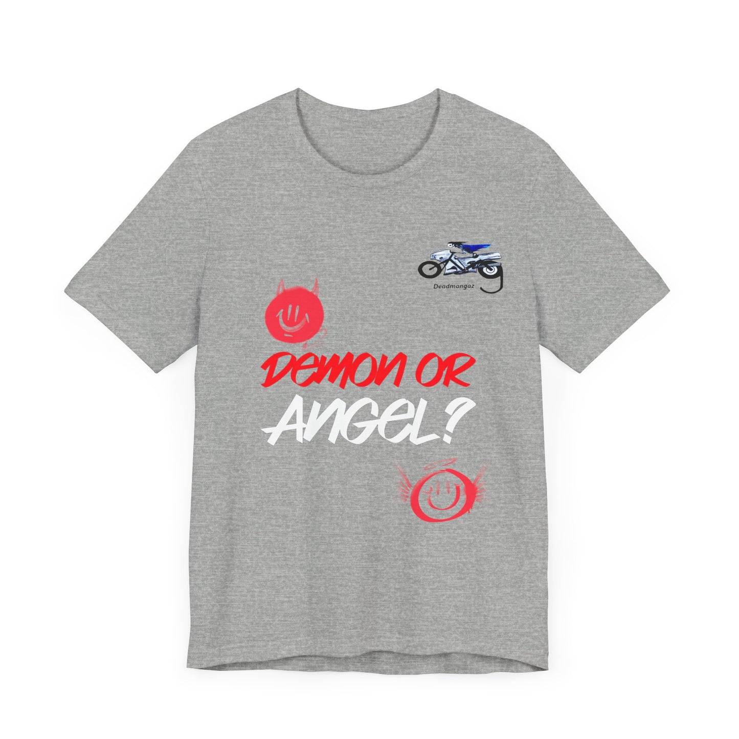 Demon or Angel? Unisex Graphic Tee - Fun and Bold Casual Wear