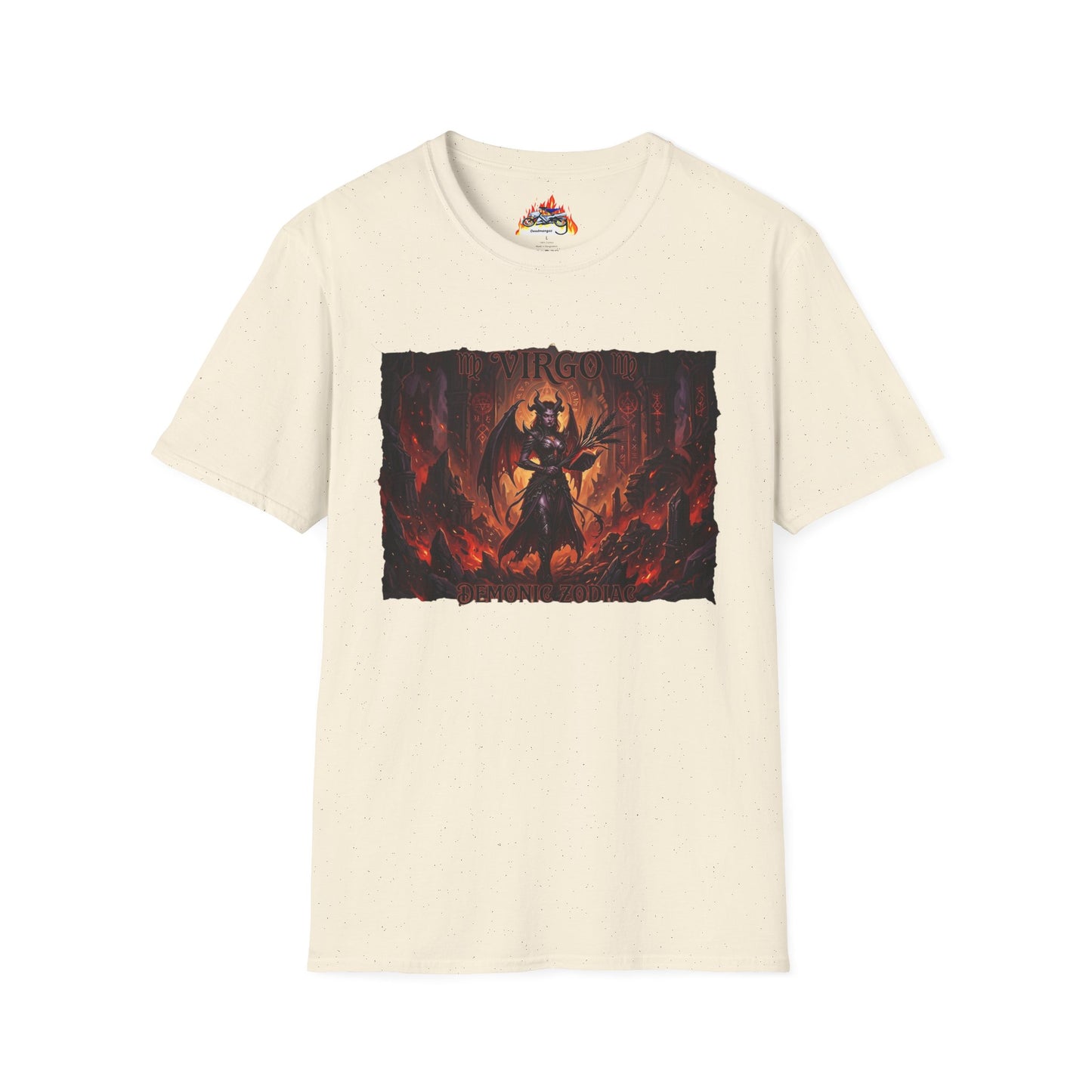 Virgo Demon Zodiac T-Shirt — Dark Fantasy Astrology Tee