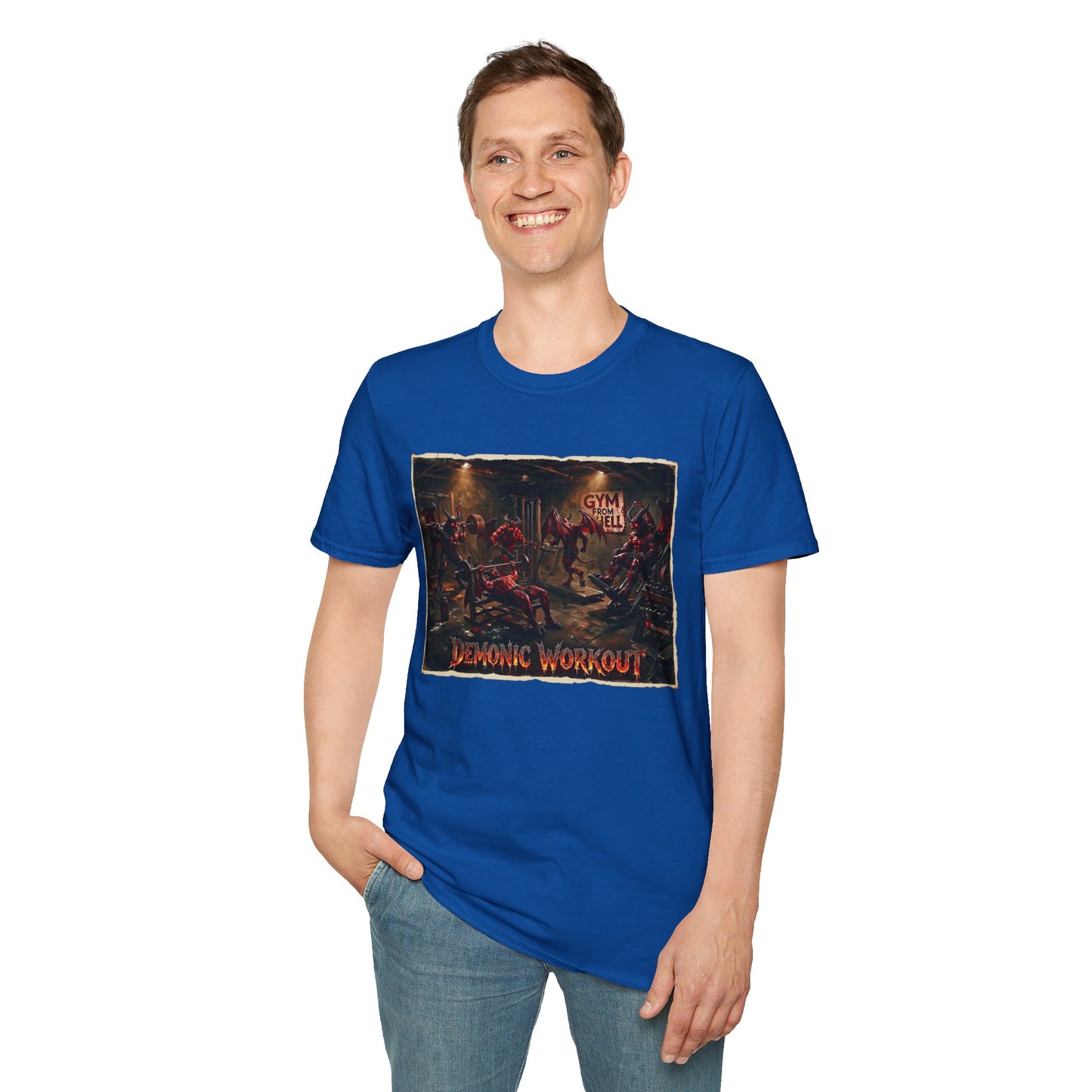 Gym From Hell T-Shirt — Demonic Workout Graphic Tee