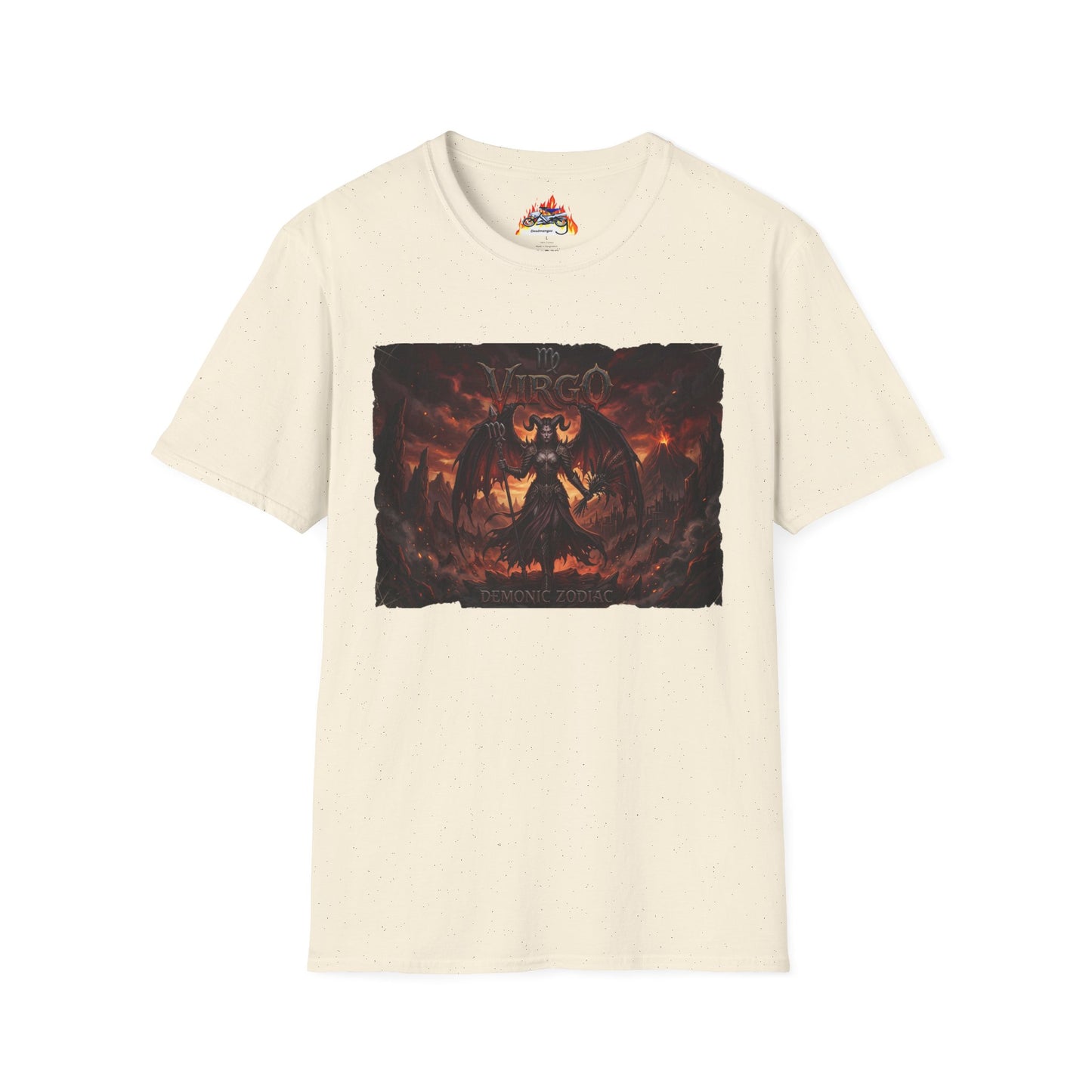 Virgo Demon T-Shirt — Dark Gothic Zodiac Tee